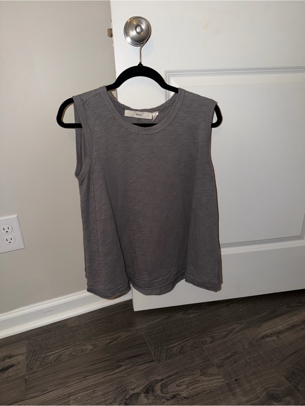 Wilt Gray Sleeveless Tank Top